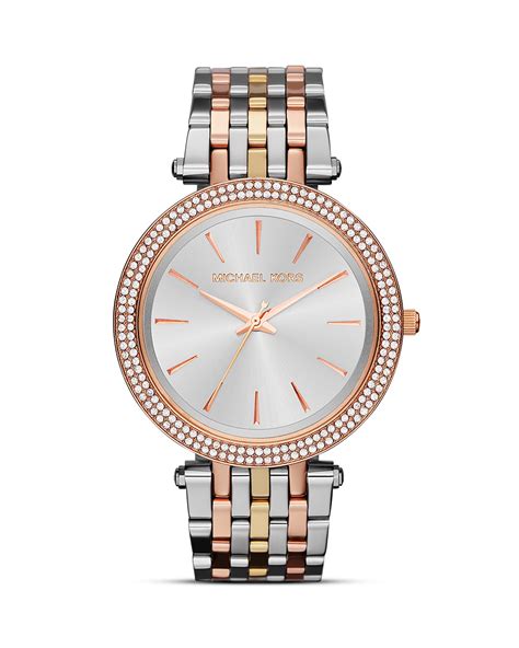 michael kors darci tri tone watch|Michael Kors bracelet band.